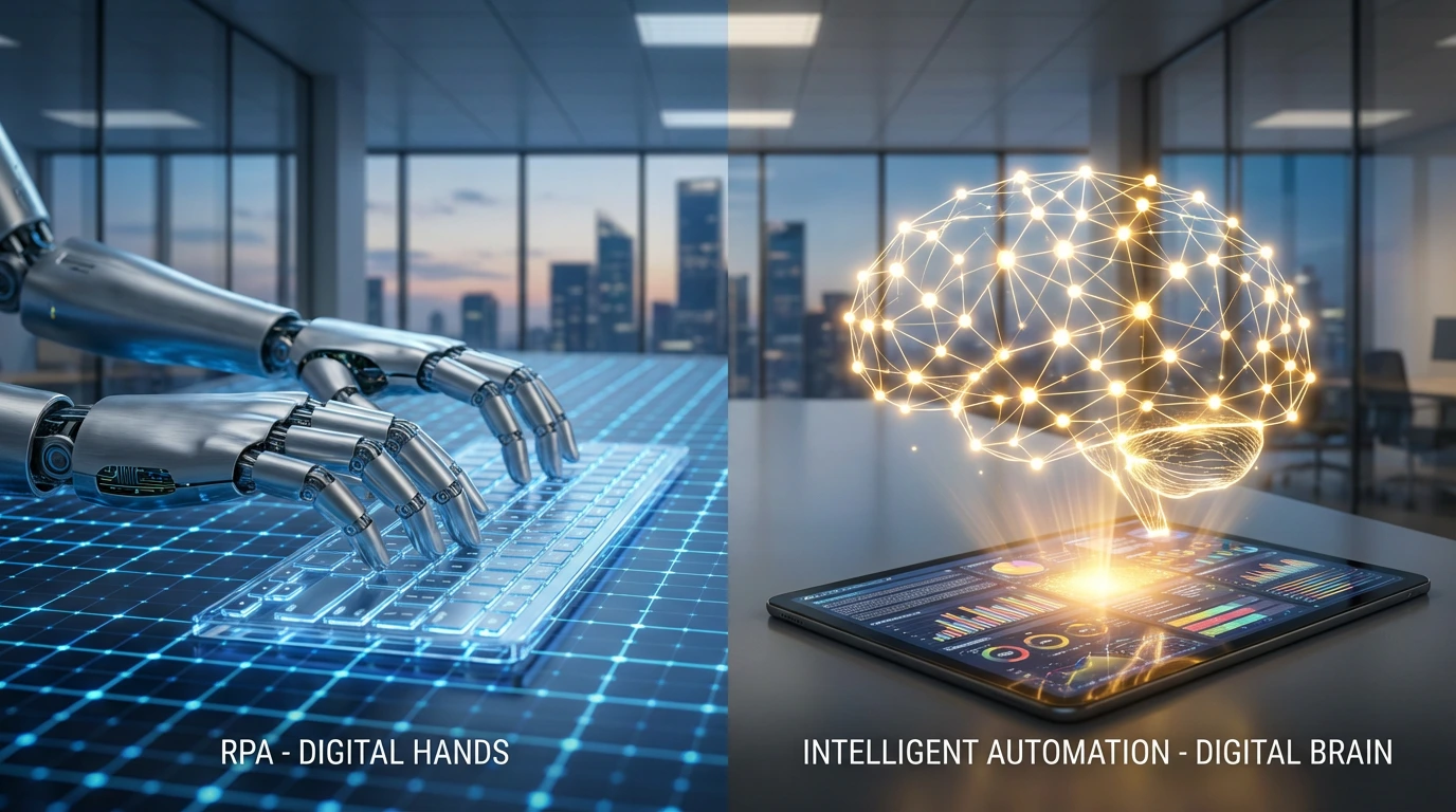 RPA vs. Intelligent Automation: The 2025 Guide for Enterprise Leaders